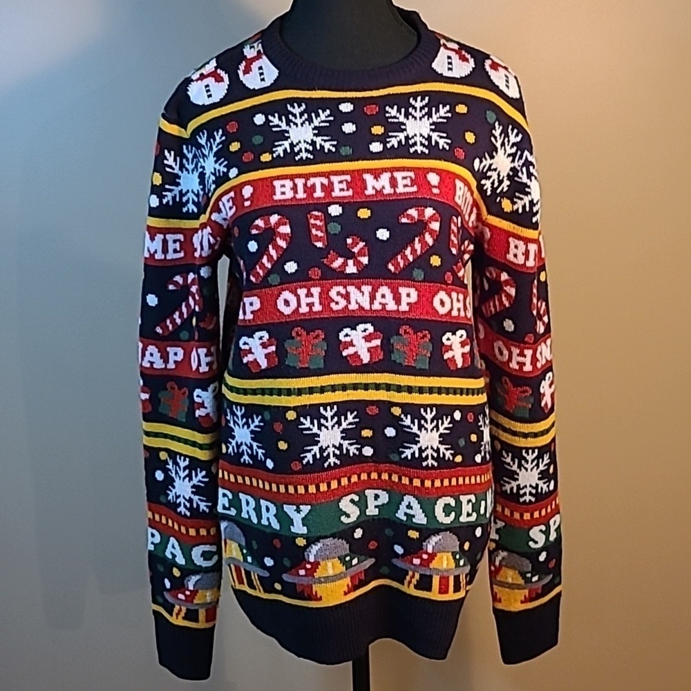 DIVIDED H&M Christmas Sweater, Size XS